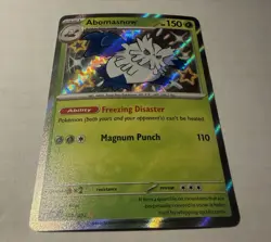 Pokemon Paldean Fates - Abomasnow Shiny Rare NM 101/091 - Image 3