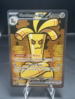 Pokemon TCG Gholdengo EX 252/182 Sv04: Paradox Rift Special Illustration Rare - Image 2