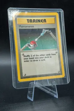 Maintenance Uncommon Normal Base Set 2 112/130 LP Pokemon TCG Light Play LP + - Image 5