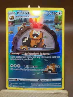 LP Pokemon Bibarel Ultra Rare Crown Zenith: Galarian Gallery GG25/GG70 - Image 1