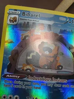 LP Pokemon Bibarel Ultra Rare Crown Zenith: Galarian Gallery GG25/GG70 - Image 2
