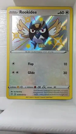 Rookidee SV101/SV122 Shining Fates: Shiny Vault Holo 2021 60 HP Basic Pokemon T… - Image 1