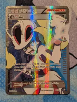 Korrina 111/111 Pokemon Furious Fists Holo Full Art Ultra Rare LP+ Clean copy - Image 1