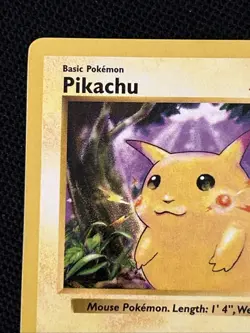 Pokemon Pikachu (Red Cheeks) 058/102 Base Set (Shadowless) *Near Mint* - Image 4