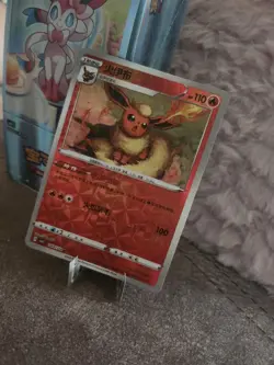 Holo Flamara CBB2C 04 07 /14 - Gem Pack Vol 2 - NM Flareon Pokemon Karte Chinese - Image 1