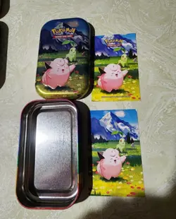 Ascended Heroes Mini Tin EMPTY with stickers Set of 5 (Connecting Arts) Pokemon - Image 2