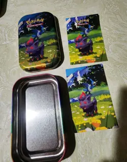 Ascended Heroes Mini Tin EMPTY with stickers Set of 5 (Connecting Arts) Pokemon - Image 5