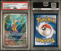 2024 POKEMON SSP EN-SURGING SPARKS ILLUSTRATION RARE #200 BRUXISH PSA 8 - Image 3