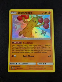 Pokemon Sudowoodo SV20/SV94 Holo Hidden Fates: Shiny Vault NM - A - Image 1