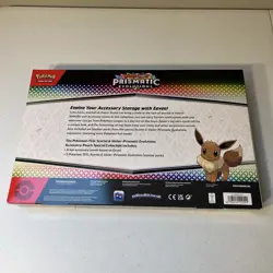 Pokemon TCG Prismatic Evolutions Accessory Pouch Special Collection Box Eevee - Image 2