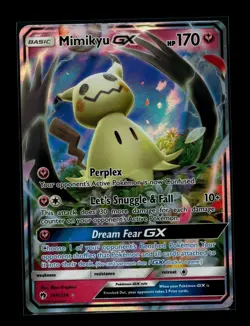 Pokemon Mimikyu GX 149/214 Sm-Lost Thunder Ultra Rare Holo LP- - Image 1