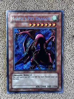 Harpie's Pet Dragon RP02-EN093 Secret Rare ORIGINAL PRINT Yu-Gi-Oh NEAR MINT - Image 1