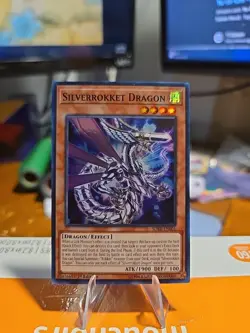 Yu-Gi-Oh! Silverrokket Dragon SDRR-EN001 1st Edition Super Rare NM - Image 1