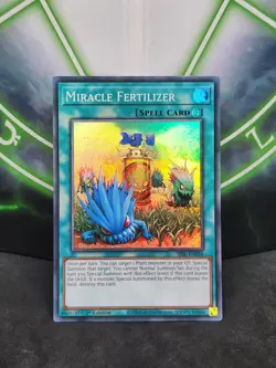 Yugioh Miracle Fertilizer SESL-EN056 1st Edition Super Rare NM - Image 1