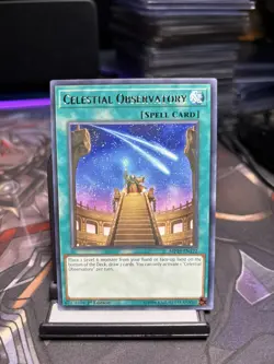 Yu-Gi-Oh! Celestial Observatory 1st Ed. MP19-EN122 Rare NM/LP x1 - Image 1