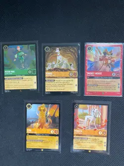 Disney Lorcana Lot of 5 - Image 1