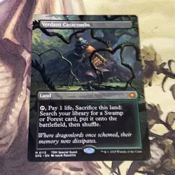 Verdant Catacombs X1 Mtg Tarkir Dragonstorm Special Guest Nm Borderless 0113 - Image 1