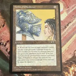 MTG Helm Of Obedience Alliances NM Non Foil - Image 1