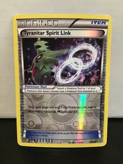 Tyranitar Spirit Link Reverse Holo Pokemon Ancient Origins 81/98 Uncommon - Image 1