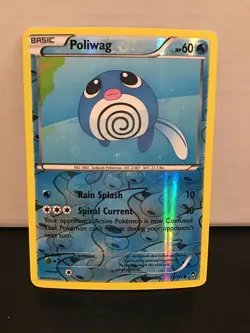 Poliwag Reverse Holo 15/111 Pokemon Furious Fists Common - Image 1