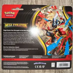 Pokemon TCG Mega Evolution 3-Pack Blister – Golduck – Factory Sealed - Image 4