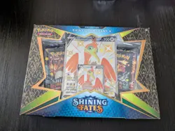 Pokemon TCG Shining Fates Shiny Cramorant V Collection Box Factory Sealed - Image 1