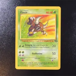 Pokemon Pinsir 25/64 Jungle Rare LP Basic Unlimited WOTC English 1999 - Image 1
