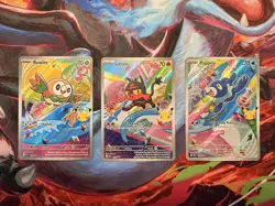 Pokemon 2026 First Partner Illustration Collection Series 1 Promo Set 43, 44, 45 - Image 1
