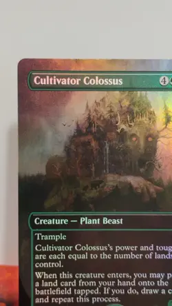 MTG Cultivator Colossus 0317 (Borderless) Innistrad Remastered Foil Finish - Image 2