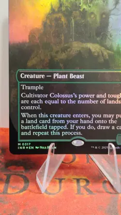 MTG Cultivator Colossus 0317 (Borderless) Innistrad Remastered Foil Finish - Image 3