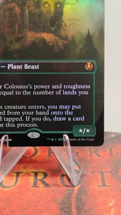 MTG Cultivator Colossus 0317 (Borderless) Innistrad Remastered Foil Finish - Image 5
