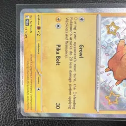 2024 Pokemon Pikachu Scarlet & Violet Paldean Fates Shiny Rare #131/091 (NM) - Image 5