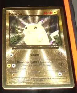 POKEMON - PIKACHU - GOLD METAL ULTRA PREMIUM COLLECTION - CELEBRATIONS 58/102 - Image 1