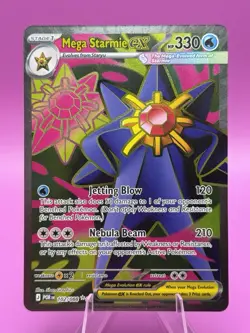 Mega Starmie ex 102/088 - Full Art Ultra Rare - Pokemon TCG: Perfect Order - NM - Image 1