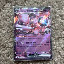 Pokemon Team Rocket's Mewtwo EX 081/182 280HP 160+Atk Full Art Holo EX - Image 1