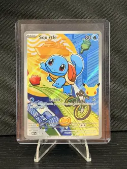 Pokemon First Partner Illustration Squirtle 037 Black Star Promo Series 1 Kanto - Image 1