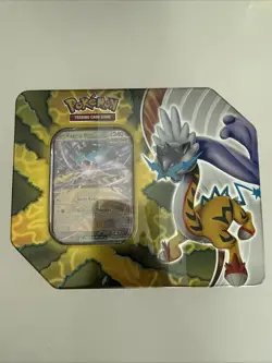 2024 Pokemon TCG Paradox Destinies Tin Raging Bolt Factory Sealed - Image 1