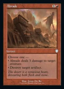 Abrade ~ Commander: The Brothers' War [ NM ] [ Magic MTG ] - Image 1