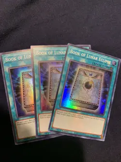 Yugioh Book of Lunar Eclipse X3 Super MP22-EN099 1st Near Mint Playset - Image 1