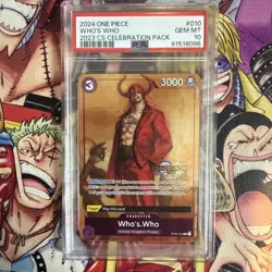 PSA 10 2024 One Piece Who’s Who 2023 CS Celebration Pack Gem MT - Image 2