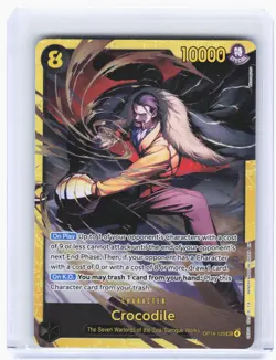 2026 One Piece TCG—Crocodile #OP14-120 The Azure Sea's Seven—Secret Rare Foil - Image 1