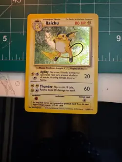 Pokemon card Raichu and Blastoise - Image 1