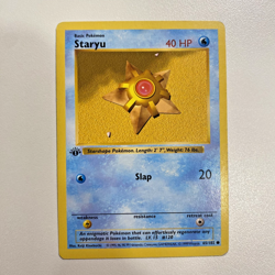 Staryu 65/102 1st Edition Shadowless Base Set Regular LP - Pokemon Card - Image 1