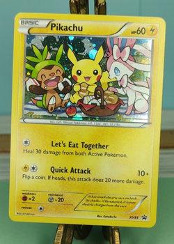 Pokemon TCG XY95 Pikachu Promo Card Black Star Rare Holo Trading Card TCG - Image 2
