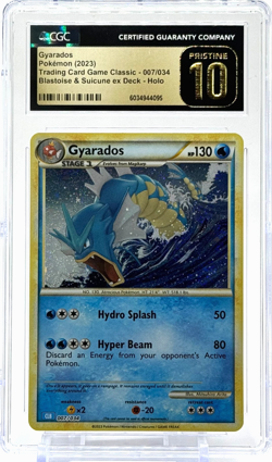 Pokemon Gyarados Trading Card Game Classic 007/034 CGC 10 Pristine TCG - Image 1