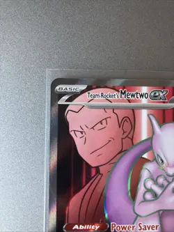 Pokemon TCG Destined Rivals Team Rocket's Mewtwo EX 213/182 Ultra Rare Card - Image 2