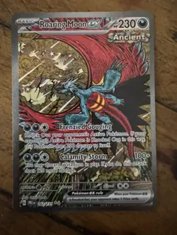 Pokemon Card TCG Roaring Moon EX 162/131 Sir Prismatic Evolutions Alt Art - Image 1