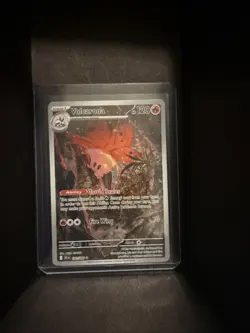 Pokemon TCG Black Bolt: Volcarona Illustration Rare Card 100/086 Mint Condition - Image 1