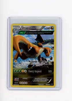 2015 Dragonite Roaring Skies 52/108 Reverse Holo Rare Pokemon Card LP - Image 1