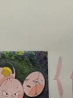 Pokemon #102 Exeggcute Card Topps Chrome 2000 TV Animation Edition - Image 2